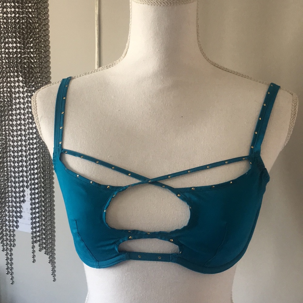 Agent Provocateur Liza bra size UK 34D Turquoise
